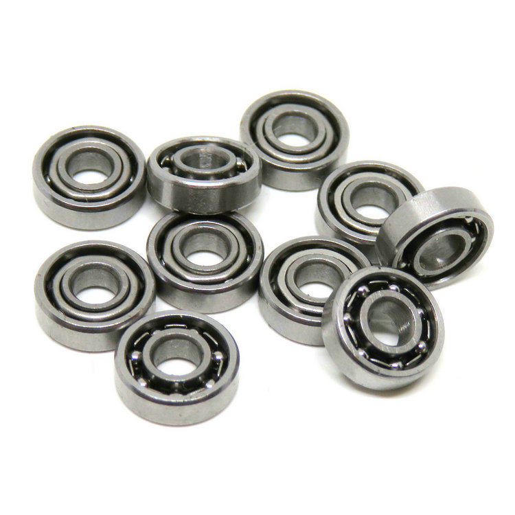ABEC-5 SMR104 open stainless steel ball bearings 4x10x3mm